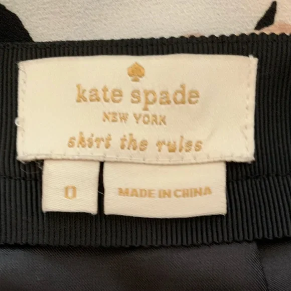 Kate Spade Whimsies Floral Flounce Skirt - Picture 9 of 10